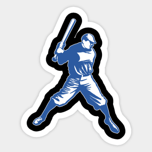 Baseball Player Vintage Old Time Sticker